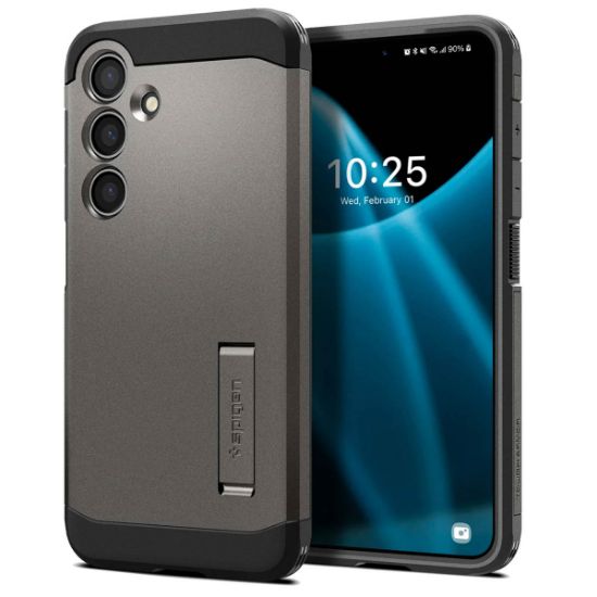 Image de Spigen Tough Armor Backcover Samsung Galaxy S24 - Gunmetal - Noir, Métallique (ACS07356)
