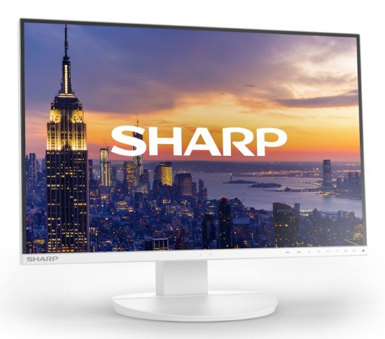 Image de Sharp MultiSync EA242W écran plat de PC 61 cm (24") 1920 x 1200 pixels Full HD LCD Blanc (DDEA242WW)