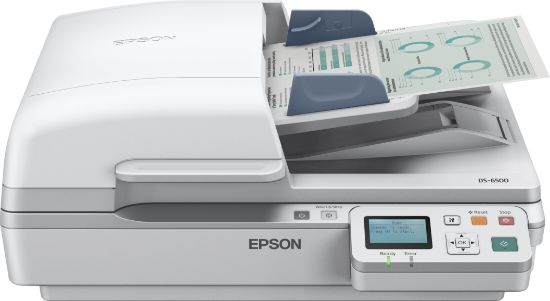 Image de Epson WorkForce DS-7500N Numériseur à plat et adf 1200 x 1200 DPI A4 Blanc (B11B205331BT)
