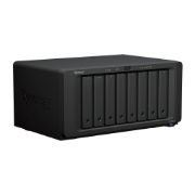 Image de Synology DiskStation 8 x 3.5" / 2.5" SATA HDD/SSD, 2 x M.2 2280 NVMe SSD Slots, AMD Ryzen V1780B, 8 GB DDR4 ECC SODIM, 10GbE Serveur de stockage de données - Noir (DS1823XS+)