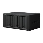 Image de Synology DiskStation 8 x 3.5" / 2.5" SATA HDD/SSD, 2 x M.2 2280 NVMe SSD Slots, AMD Ryzen V1780B, 8 GB DDR4 ECC SODIM, 10GbE Serveur de stockage de données - Noir (DS1823XS+)