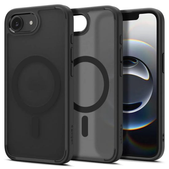 Image de Spigen Crystal Hybrid (MagFit) - Noir (ACS09175)