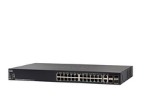 Image de Cisco SG550X-24-K9 Switch - Noir (SG550X-24-K9-EU-RF)