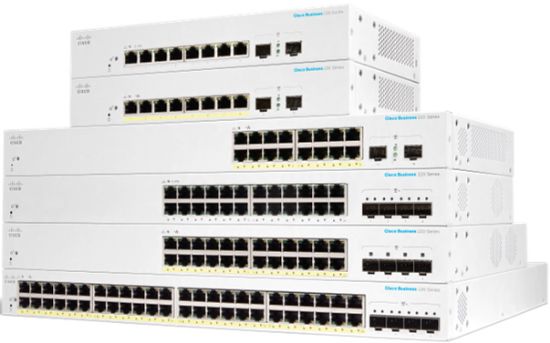 Image de Cisco CBS220-48P-4X Switch - Blanc (CBS220-48P-4XEU-RF)