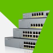 Image de Zyxel commutateur réseau Géré L2 Gigabit Ethernet (10/100/1000) Connexion Ethernet, supportant l'alimentation via ce port (PoE) Gris (GS1350-6HP-EU0101F)