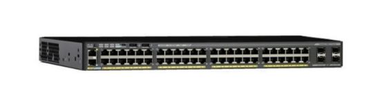 Image de Cisco Small Business WS-C2960X-48LPS-L Géré L2/L3 Gigabit Ethernet (10/100/1000) Connexion Ethernet, supportant l'alimentation via ce port (PoE) 1U Noir (WS-C2960X48LPSL-RF)