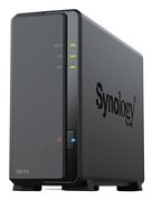 Image de Synology DiskStation Realtek RTD1619B, 1 GB DDR4, 2 x USB 3.2, 166 x 71 x 224 mm, 0.7 kg, 1 x 1GbE RJ-45, 100 V to 240 V AC, 50/60Hz Serveur de stockage de données - Noir (DS124)