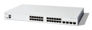 Image de Cisco Catalyst 1200-24T-4X Smart, 24 Port GE, 4x10GE SFP+, Limited Lifetime Protection Switch - Blanc (C1200-24T-4X)
