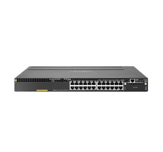 Image de HP E Aruba Networking 3810M 24G PoE+ 1-slot Switch - Noir (JL073A)