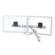 Image de Ergotron Bras HX bi-écrans, fixation murale (blanc) Support d'écran (45-479-216)