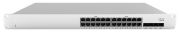 Image de Cisco 24x 10/100/1000BASE-T RJ-45, 4x 1GbE SFP, 128 Gbps, 80G, QoS, 43.8x484.6x250 mm Switch - Argent (MS210-24-HW)