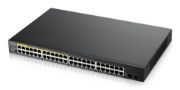 Image de Zyxel GS1900-48HPv2 Géré L2 Gigabit Ethernet (10/100/1000) Connexion Ethernet, supportant l'alimentation via ce port (PoE) Noir (GS190048HPV2-EU0101F)