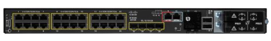 Image de Cisco Catalyst IE9300 w/ 24 Ports GE Cu Downlinks and 4 Ports 10G SFP+ uplinks, Stackable, NE Switch - Noir (IE-9320-24T4X-E)