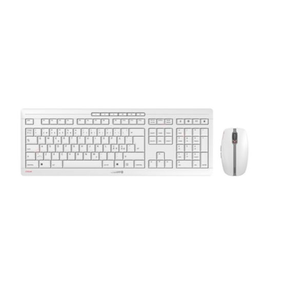 Image de CHERRY Stream Desktop Recharge clavier Souris incluse Universel RF sans fil Nordique Gris (JD-8560PN-0)