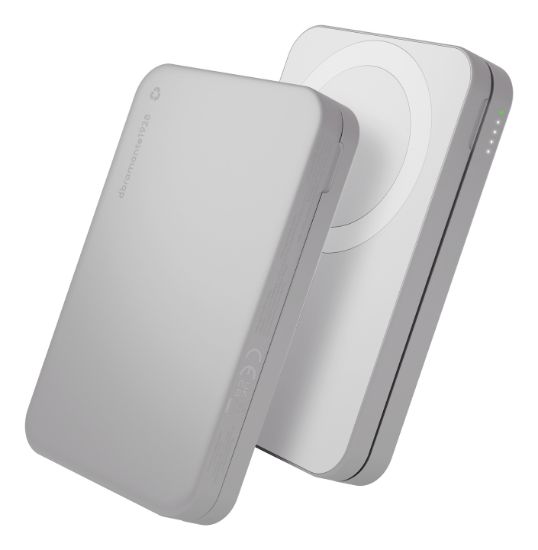 Image de dbramante1928 banque d'alimentation électrique 8000 mAh Recharge sans fil Aluminium (CP08ACWH7275)