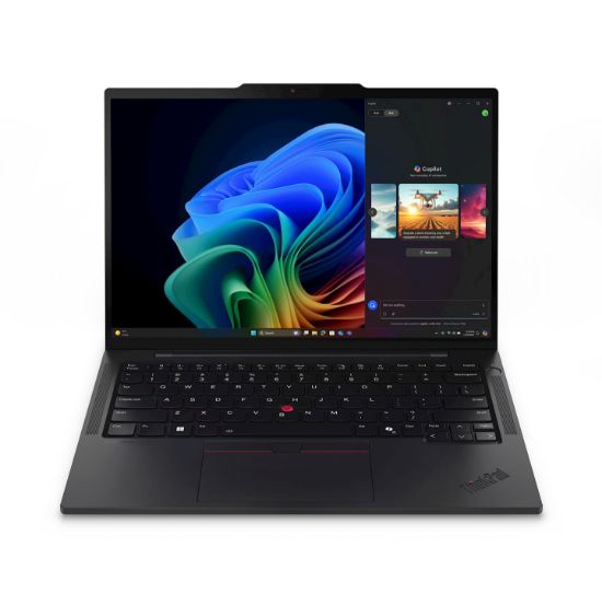 Image de Lenovo ThinkPad T14s Gen 6 (Intel) Intel Core Ultra 7 265U Ordinateur portable 35,6 cm (14") Écran tactile WUXGA 32 Go LPDDR5x-SDRAM 512 Go SSD Wi-Fi 7 (802.11be) Windows 11 P ... (21R1006UMH)