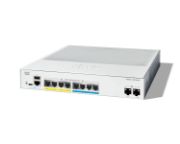 Image de Cisco Catalyst 1300-8MGP-2X Managed, 4 Port GE, 4 Port 2.5GE, PoE, 2x10GE SFP+, Limited Lifetime Protection Switch - Gris (C1300-8MGP-2X)