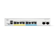 Image de Cisco Catalyst 1300-8MGP-2X Managed, 4 Port GE, 4 Port 2.5GE, PoE, 2x10GE SFP+, Limited Lifetime Protection Switch - Gris (C1300-8MGP-2X)