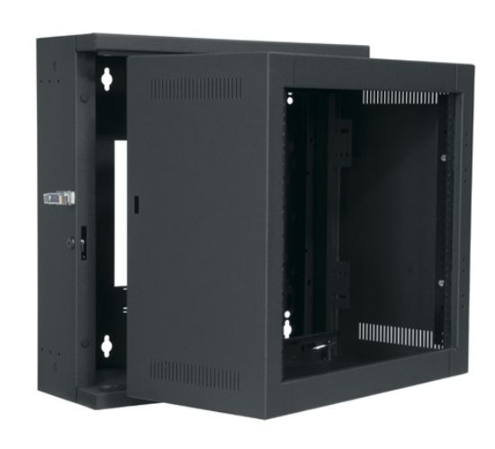 Image de Middle Atlantic Products étagère 8U Rack monté sur le mur Noir (EWR-8-22)