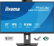 Image de iiyama ProLite 27IN IPS LCD 4MS 2560X1440 350CD/M2 HDMI/DP/USB 2 écran plat de PC 68,6 cm (27") 2560 x 1440 pixels Quad HD Noir (XB2797QSNPH-B1)