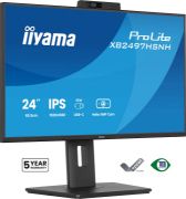 Image de iiyama ProLite 24IN IPS LCD 4MS 1920X1080 350CD/M2 HDMI/DP/USB 2 écran plat de PC 60,5 cm (23.8") 1920 x 1080 pixels Full HD Noir (XB2497HSNH-B1)