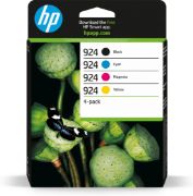 Image de HP 924 Pack de 4 Cartouches d’encre authentiques CMJN (6C3Z1NE)