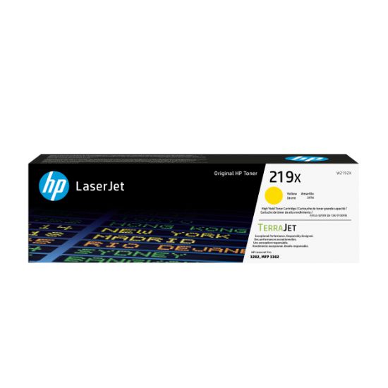 Image de HP 219X LaserJet authentique Grande capacité Jaune Toner (W2192X)