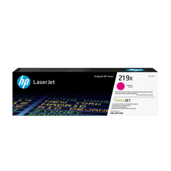 Image de HP magenta grande capacité LaserJet authentique 219X Toner (W2193X)