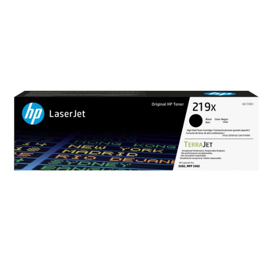 Image de HP noir grande capacité LaserJet authentique 219X Toner (W2190X)