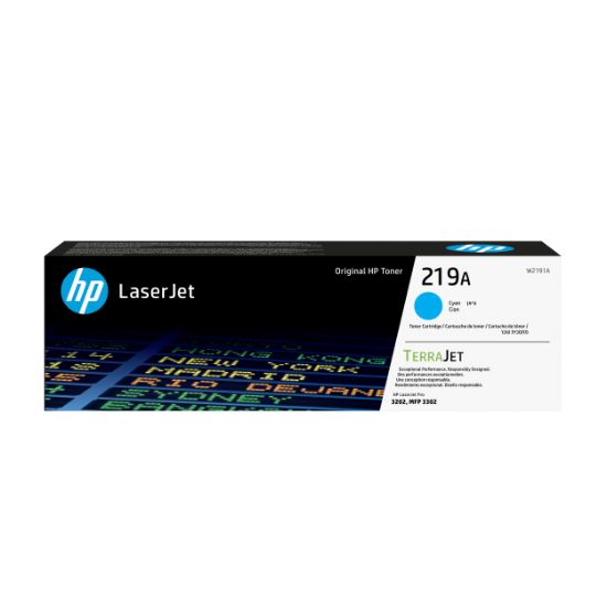 Image de HP cyan LaserJet authentique 219A Toner (W2191A)