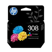 Image de HP 308 Pack de 2 cartouches d’encre authentiques Noir/Trois couleurs (6L6S6UE)