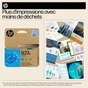 Image de HP 937e Cartouche d’encre authentique Cyan EvoMore (4S6W6NE)