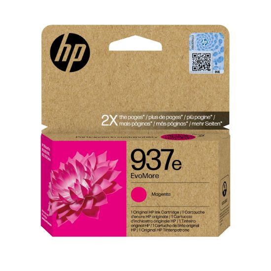 Image de HP 937e Cartouche d’encre authentique Magenta EvoMore (4S6W7NE)