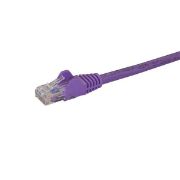 Image de StarTech.com Câble réseau Cat6 Gigabit UTP sans crochet de 2m - Cordon Ethernet RJ45 anti-accroc - M/M - Violet (N6PATC2MPL)