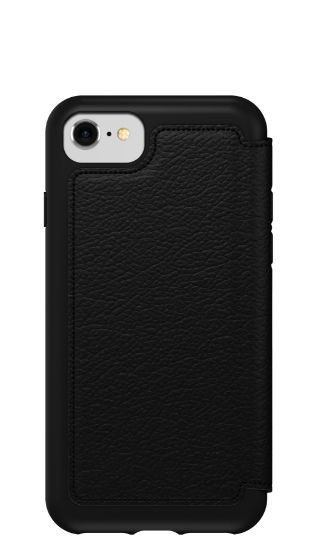Image de OtterBox Strada Folio Series pour Apple iPhone SE (2nd gen)/8/7, noir - produits livrés sans emballage (77-65855)