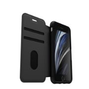 Image de OtterBox Strada Folio Series pour Apple iPhone SE (2nd gen)/8/7, noir - produits livrés sans emballage (77-65855)