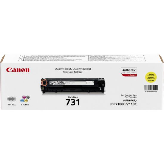 Image de Canon 731 Cartouche de toner 1 pièce(s) Original Jaune (6269B002)