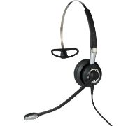 Image de Jabra écouteur/casque Avec fil Minerve, Crochets auriculaires, Arceau Bureau/Centre d'appels Noir, Argent (2406-820-204)