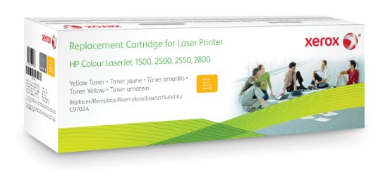 Image de Xerox Toner jaune. Equivalent à HP C9702A/Q3962A. Compatible avec HP Colour LaserJet 1500, Colour LaserJet 2500, Colour LaserJet 2550, Colour LaserJet 2820/2840 (003R99718)
