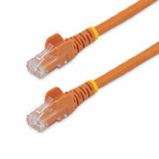 Image de StarTech.com Câble réseau Cat6 Gigabit UTP sans crochet de 3m - Cordon Ethernet RJ45 anti-accroc - M/M - Orange (N6PATC3MOR)