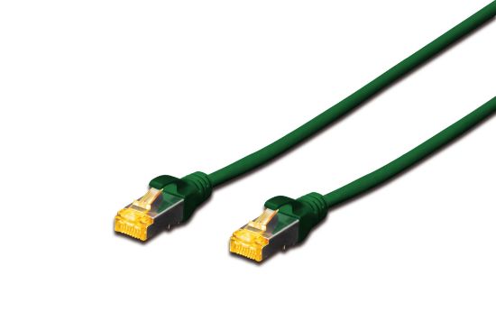 Image de Digitus Câble patch CAT 6A S/FTP Câble de réseau - Vert (DK-1644-A-005/G)