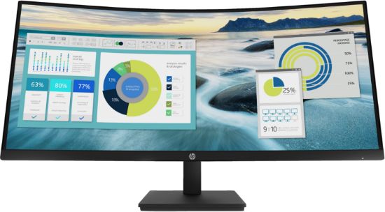 Image de HP Écran incurvé P34hc G4 WQHD USB-C (21Y56AA#ABB)