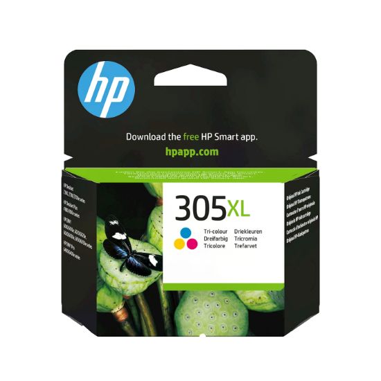 Image de HP Cartouche d’encre trois couleurs 305XL grande capacité authentique (3YM63AE)