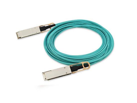 Image de HP E Aruba Networking 100G QSFP28 to QSFP28 30m Active Optical Cable Câble de fibre optique - Couleur menthe (R0Z29A)