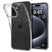 Image de SPIGEN Liquid Crystal Glitter Backcover iPhone 15 Pro - Crystal Quartz - Transparent (ACS06701)
