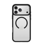 Image de OtterBox React MagSafe Series pour Apple iPhone 17 Pro Max, noir Crystal, transparente/noir - Noir,Transparent (77-98651)