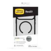 Image de OtterBox React MagSafe Series pour Apple iPhone 17 Pro Max, noir Crystal, transparente/noir - Noir,Transparent (77-98651)
