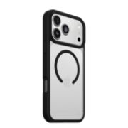 Image de OtterBox React MagSafe Series pour Apple iPhone 17 Pro Max, noir Crystal, transparente/noir - Noir,Transparent (77-98651)