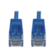 Image de Eaton Cat6a 10G Snagless Molded UTP Ethernet Cable (RJ45 M/M), PoE, Blue, 1 ft. (0.3 m) Câble de réseau - Bleu (N261-001-BL)