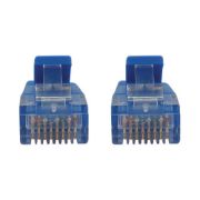 Image de Eaton Cat6a 10G Snagless Molded UTP Ethernet Cable (RJ45 M/M), PoE, Blue, 1 ft. (0.3 m) Câble de réseau - Bleu (N261-001-BL)
